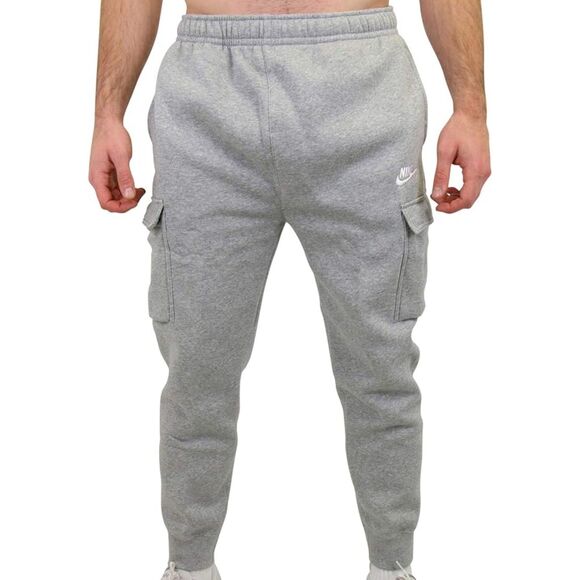 Nike Men's Sportswear Club Fleece Cargo Jogger Pants (XXL, Dark Grey) CD3129-063 - Picture 1 of 5